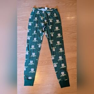 Hanna Anderson star wars Yoda small pajamas bottoms 100 percent cotton
